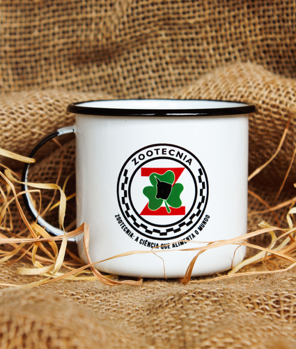 Caneca Esmaltada da Zootecnia 
