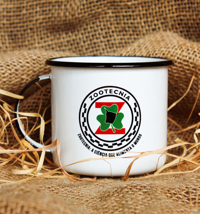 Caneca Esmaltada da Zootecnia 