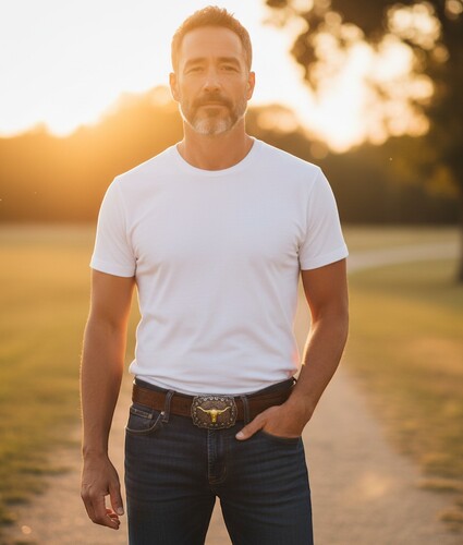 Cinto Country com fivela robusta e trabalhada